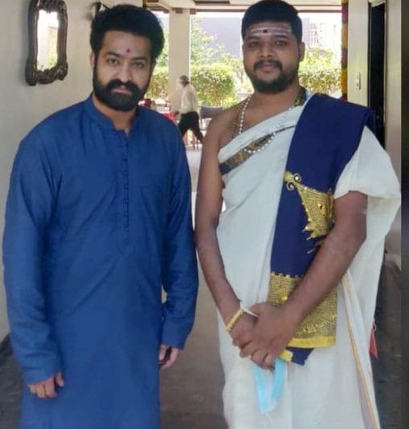 What ceremony NTR performed?