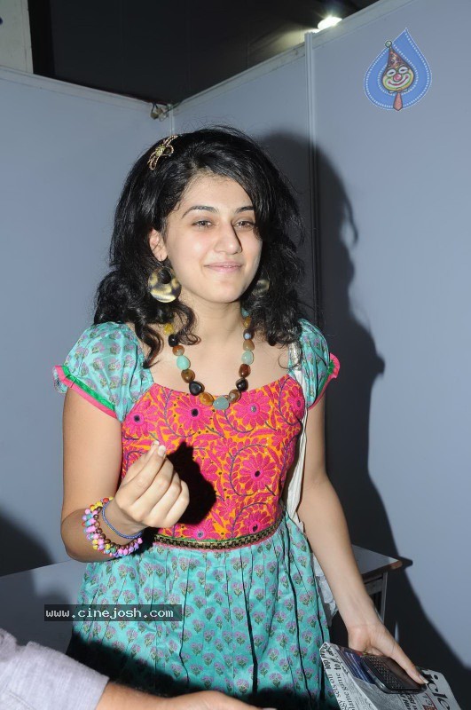 Tapsee visits Nizam College Grounds - 19 / 72 photos