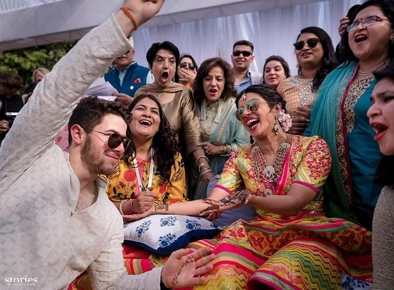 Priyanka Chopra - Nick Jonas Mehndi Celebrations - 1 / 5 photos