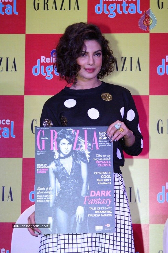 Priyanka Chopra Launches Grazia Magazine Cover - 1 / 40 photos
