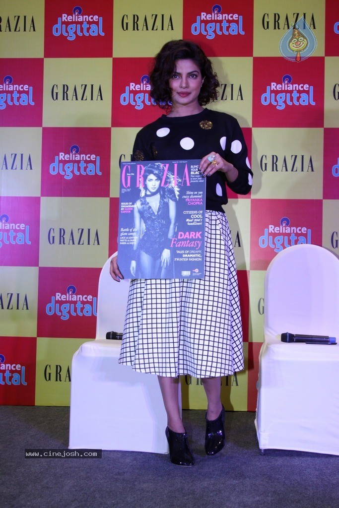 Priyanka Chopra Launches Grazia Magazine Cover - 4 / 40 photos