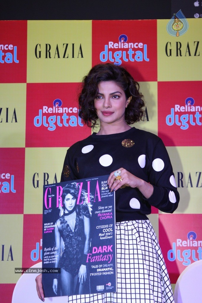 Priyanka Chopra Launches Grazia Magazine Cover - 9 / 40 photos