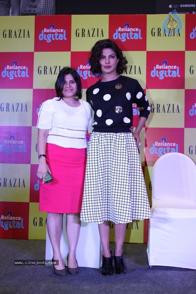 Priyanka Chopra Launches Grazia Magazine Cover - 17 / 40 photos