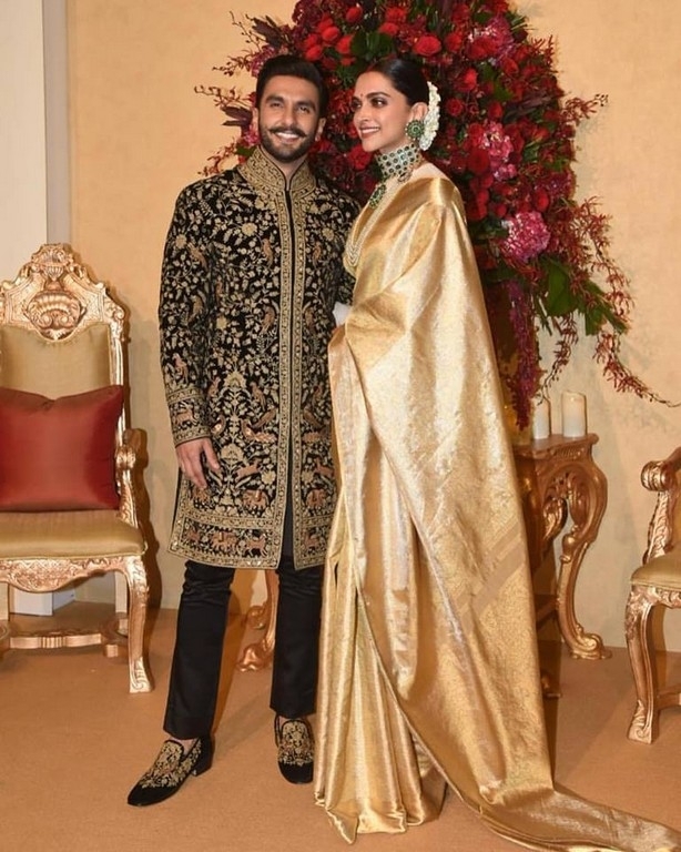 Ranveer Singh and Deepika Padukone Reception Photos - 5 / 9 photos