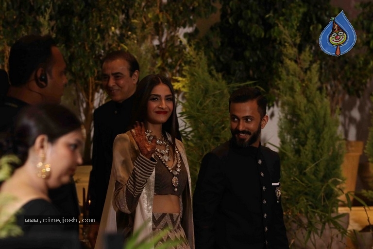 Sonam Kapoor And Anand Ahuja Wedding Reception Photos - 3 / 37 photos