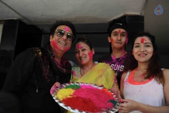 Bollywood Celebrities at Holi Celebrations - 81 of 84