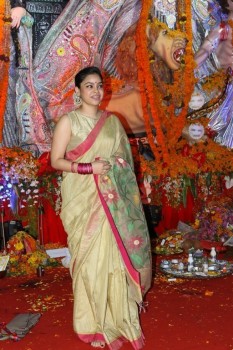 Bollywood Celebrities Attend Durga Pooja - 8 of 41