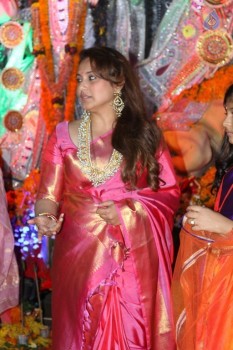 Bollywood Celebrities Attend Durga Pooja - 11 of 41