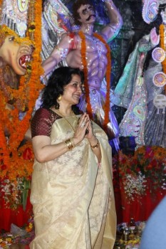 Bollywood Celebrities Attend Durga Pooja - 14 of 41