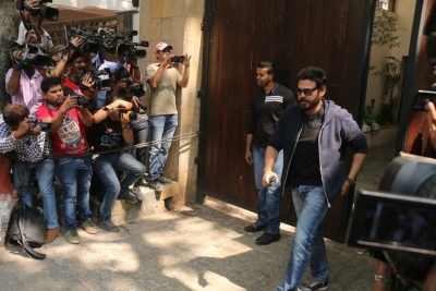 Sridevi Death- Celebs Visit Anil Kapoor Set 2 - 4 of 15