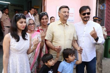 Celebrities Cast Their Vote in BMC Election 2017 - 2 of 54