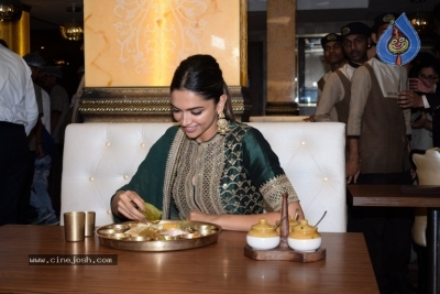 Deepika Padukone At Maharaja Bhog Hotel - 2 of 13