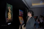 indian-mouth-n-foot-painting-art-exhibition