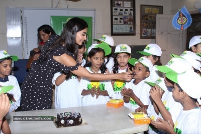 Pooja Hegde Celebrate Her Birthday With Smile Foundation Kids - 8 of 15