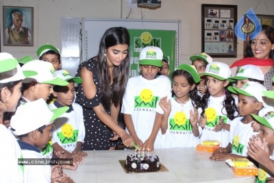 Pooja Hegde Celebrate Her Birthday With Smile Foundation Kids - 11 of 15