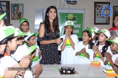 Pooja Hegde Celebrate Her Birthday With Smile Foundation Kids - 12 of 15