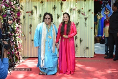 Rice Ceremony And Shower Of Bappi Lahiri Grandson Krishh Lahiri - 10 of 20