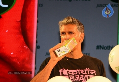 Shilpa Shetty And Milind Soman At Launch Of B Natural Juice - 8 of 9