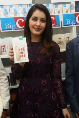 Actress Raashi Khanna Launches Big C Mobile Store at Kukatpally - 1 of 21