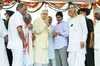 Azaruddin - Ali at the Final Rally of YSR body in Hyderabad - 10 of 25