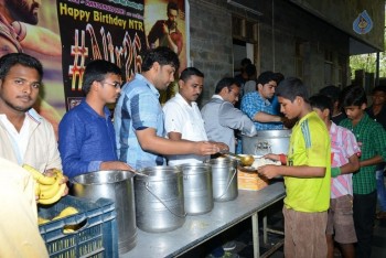 Fans Celebrates NTR Birthday at Don Bosco School - 8 of 30