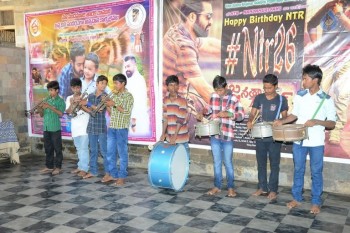 Fans Celebrates NTR Birthday at Don Bosco School - 16 of 30