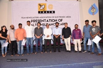 Film Newscasters Association of Electronic Media Health Card Distribution - 10 of 21