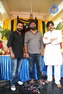 Jr NTR and Trivikram Srinivas Movie Opening Photos - 21 of 46