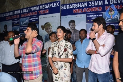 Maharshi Movie Team Visit Sudarshan 35mm - 24 of 56