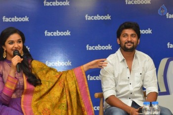 Nani and Keerthi Suresh at Facebook Office - 22 of 63