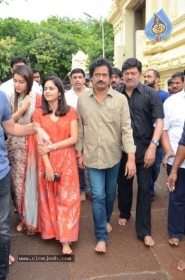 Srinivasa Kalyanam Movie Team Visits Dwaraka Tirumala - 2 of 50