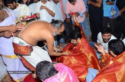 Srinivasa Kalyanam Movie Team Visits Dwaraka Tirumala - 7 of 50