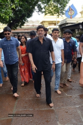 Srinivasa Kalyanam Movie Team Visits Dwaraka Tirumala - 9 of 50