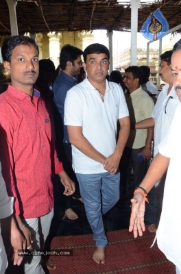 Srinivasa Kalyanam Movie Team Visits Dwaraka Tirumala - 14 of 50