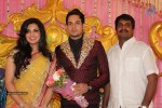 Tamil Stars at Bharat n Jessy Wedding Reception - 41 of 160