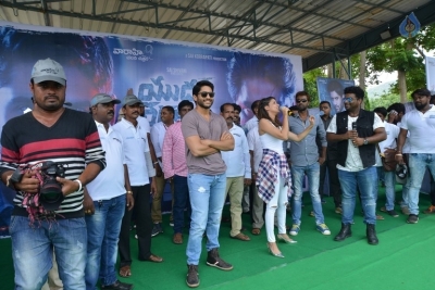 Yuddham Sharanam Movie Team In Vizag - 20 of 20