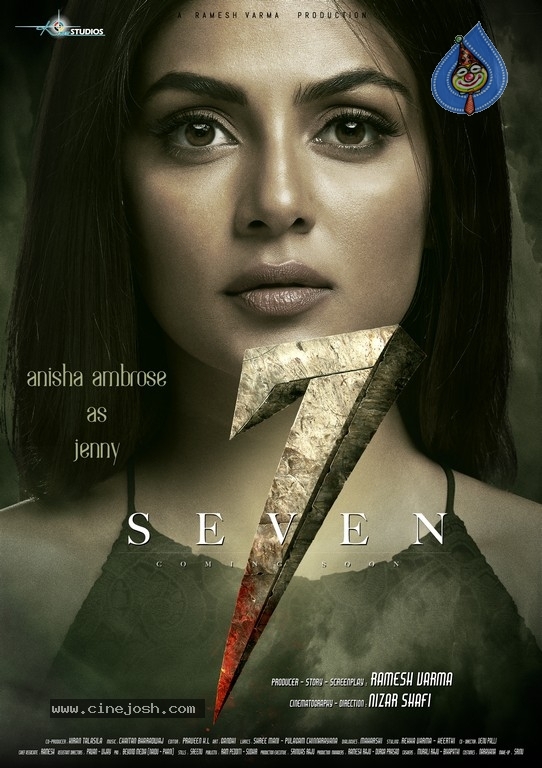 Anisha Ambrose First Look Poster From Seven Movie - 1 / 1 photos