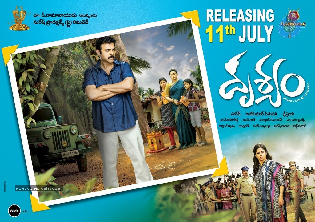 Drishyam Movie Release Posters - 11 / 18 photos