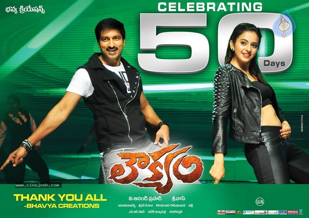 Loukyam Movie 50 Days Walls - 4 / 5 photos