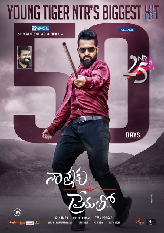 Nannaku Prematho 50 Days Poster - 1 / 1 photos
