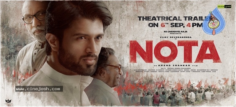 NOTA Movie Trailer Release Date Poster - 1 / 1 photos