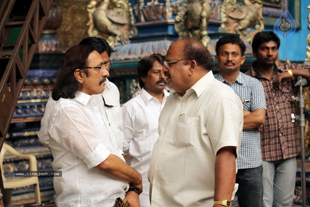 Sri Rama Rajyam Movie Working Stills - 5 / 22 photos