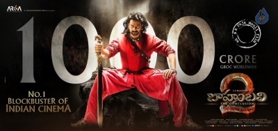Baahubali 2 Movie 1000 Crore Poster - 1 of 1