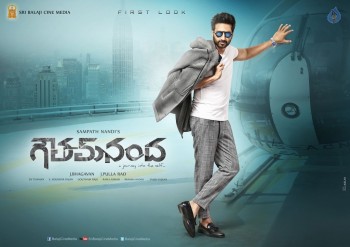 Gautham Nanda First Look Poster and Photo - 1 of 2