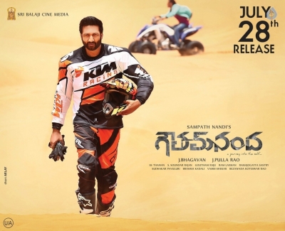 Gautham Nanda Release Date Poster - 1 of 1