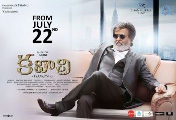 Kabali Release Date Posters - 1 of 2