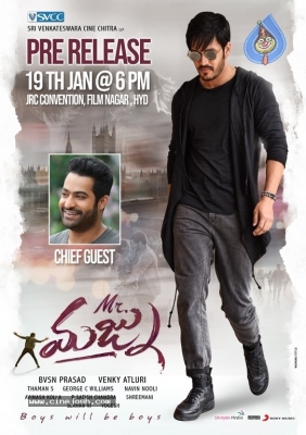 Mr Majnu Pre Release Event Date Poster And Still - 1 of 2