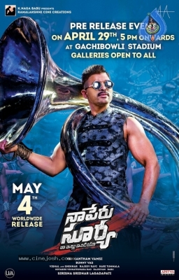 Naa Peru Surya Release And Pre Release Date Posters - 6 of 6