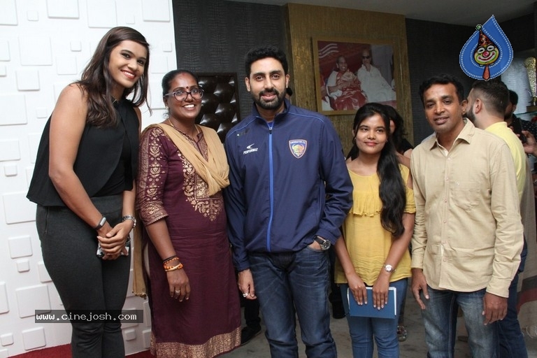 Abhishek Bachchan Launched Chennaiyin FC Soccer School - 13 / 29 photos