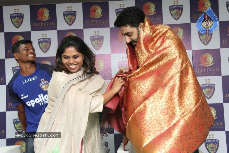 Abhishek Bachchan Launched Chennaiyin FC Soccer School - 19 / 29 photos